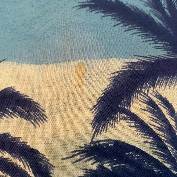 Roundy Bay Coastal Blue Tropical Sarong 59" x 46" - Picture 5 of 6